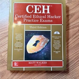 CEH Certified Ethical Hacker Practice Exams Book with CD